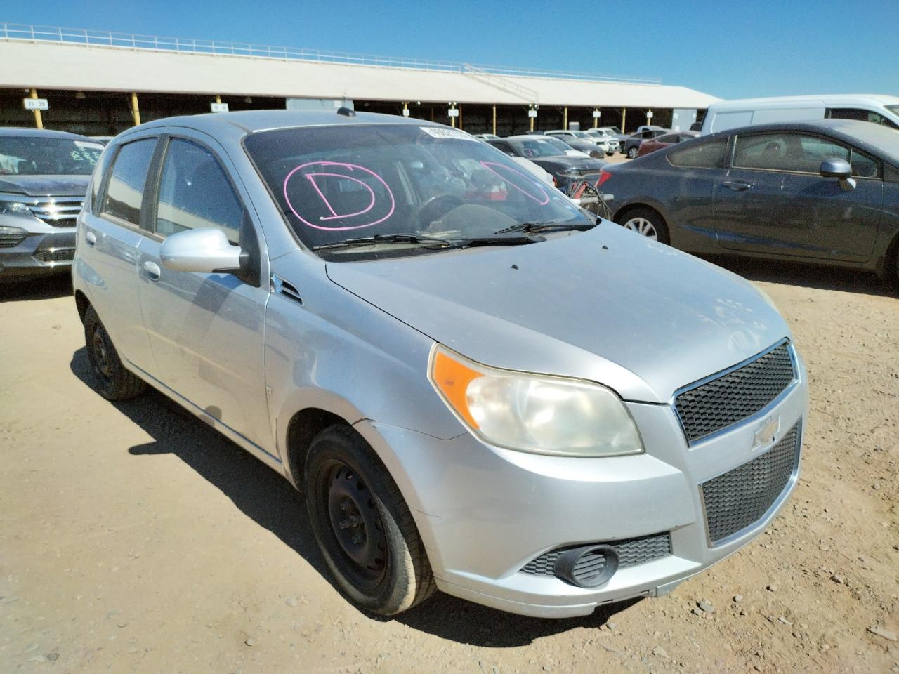 CHEVROLET AVEO 2009 with VIN KL1TD66E99B316075 - Photo from auction