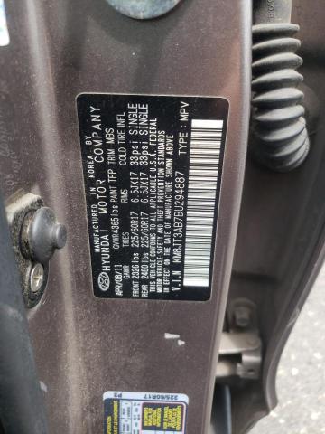 HYUNDAI TUCSON GL 2011 with VIN KM8JT3AB7BU294887 - Photo from auction