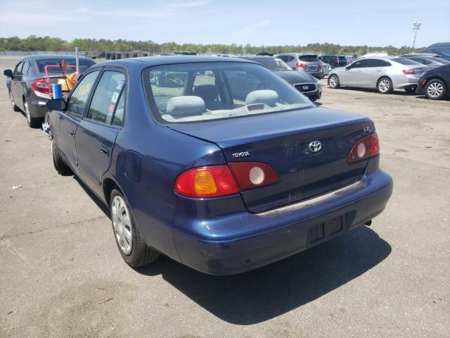 Photo 3 from auction – 2001 TOYOTA COROLLA with VIN 2T1BR12EX1C400796