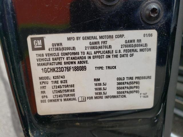 Photo 10 from auction – 2006 CHEVROLET SILVERADO with VIN 1GCHK23D76F188089