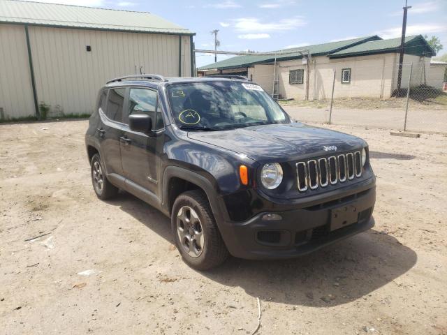 JEEP RENEGADE S 2017 with VIN ZACCJBAB4HPG18773 - Photo from auction