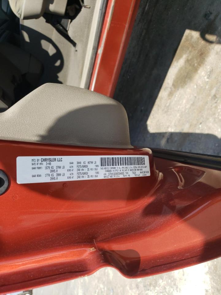 Photo 10 from auction – 2008 DODGE RAM 1500 S with VIN 1D7HA18288S584665
