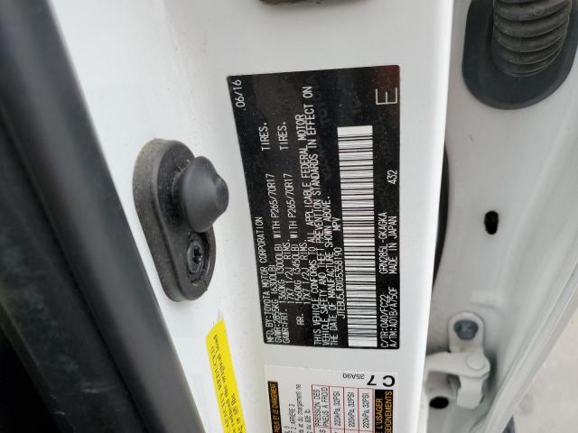 Photo 10 from auction – 2016 TOYOTA 4RUNNER SR with VIN JTEBU5JRXG5358190