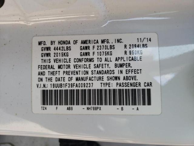 Photo 10 from auction – 2015 ACURA TLX with VIN 19UUB1F39FA009237