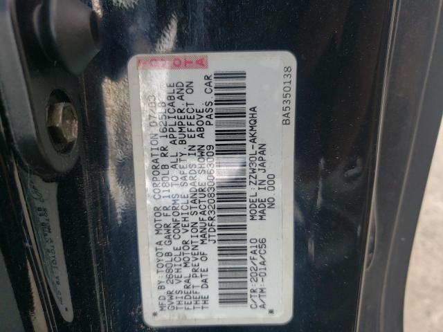 Photo 10 from auction – 2003 TOYOTA MR2 SPYDER with VIN JTDFR320830063009
