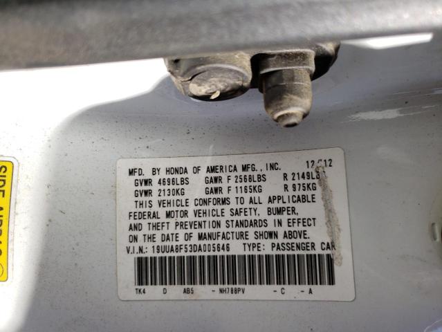 Photo 10 from auction – 2013 ACURA TL TECH with VIN 19UUA8F53DA005646