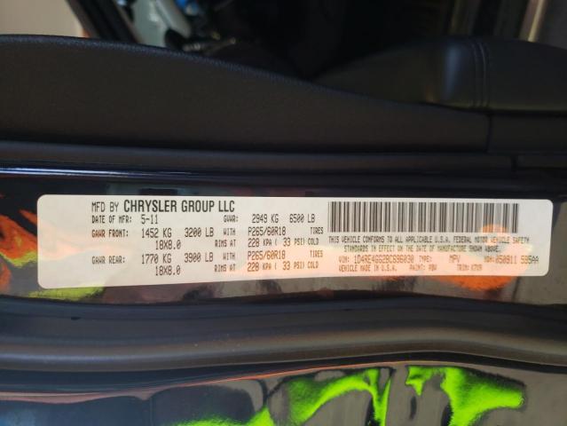 Photo 10 from auction – 2011 DODGE DURANGO CR with VIN 1D4RE4GG2BC696030