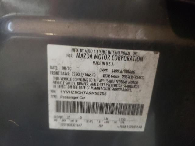 Photo 10 from auction – 2010 MAZDA 6 I with VIN 1YVHZ8CH7A5M55208