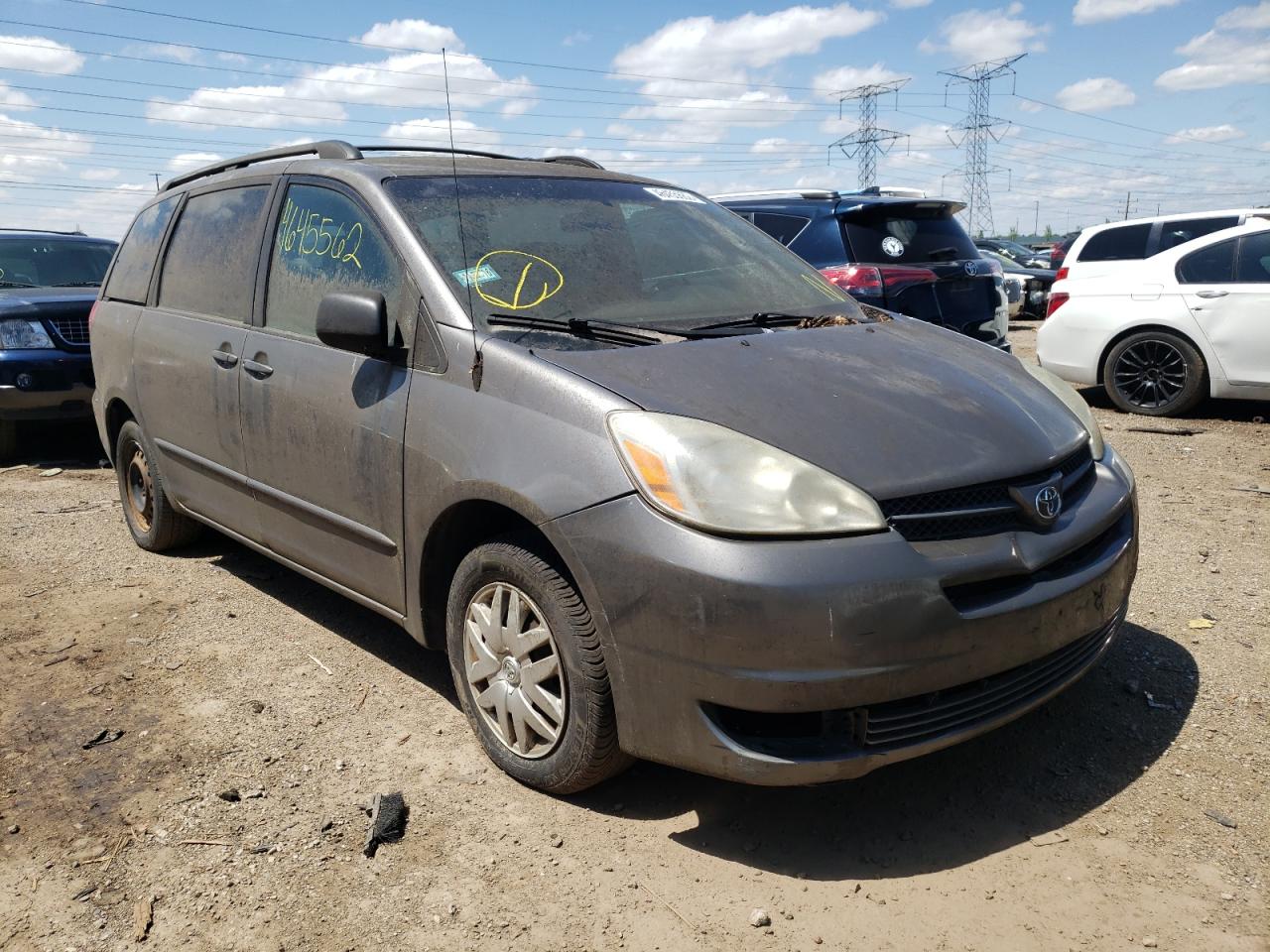 TOYOTA SIENNA CE 2005 with VIN 5TDZA23C15S350084 - Photo from auction