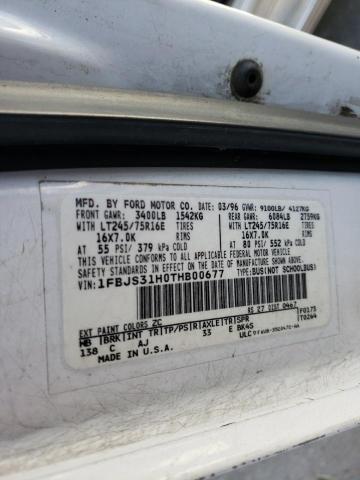 Photo 10 from auction – 1996 FORD E150 with VIN 1FBJS31H0THB00677