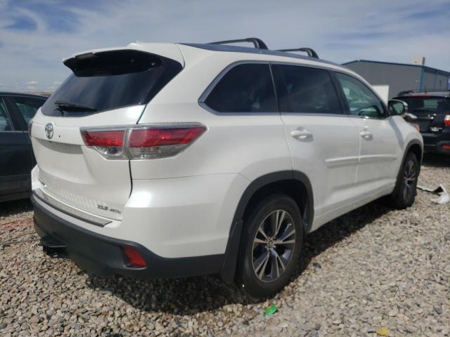 Photo 4 from auction – 2016 TOYOTA HIGHLANDER with VIN 5TDJKRFH6GS257123