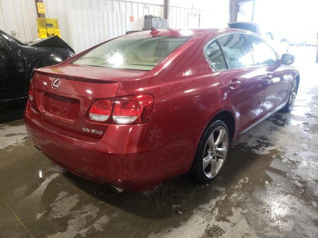 Photo 4 from auction – 2010 LEXUS GS 350 with VIN JTHBE1KS4A0047840