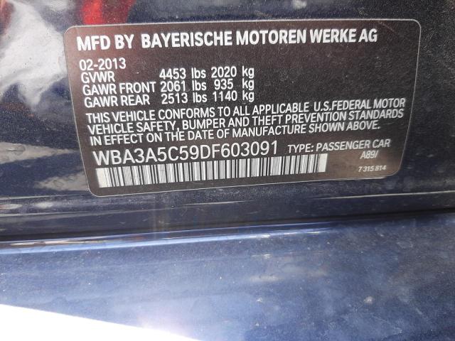 Photo 10 from auction – 2013 BMW 328 I with VIN WBA3A5C59DF603091