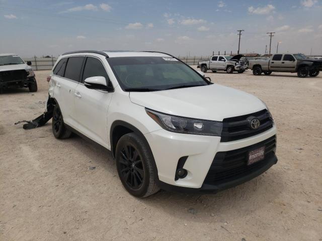 TOYOTA HIGHLANDER 2019 with VIN 5TDKZRFH8KS349522 - Photo from auction