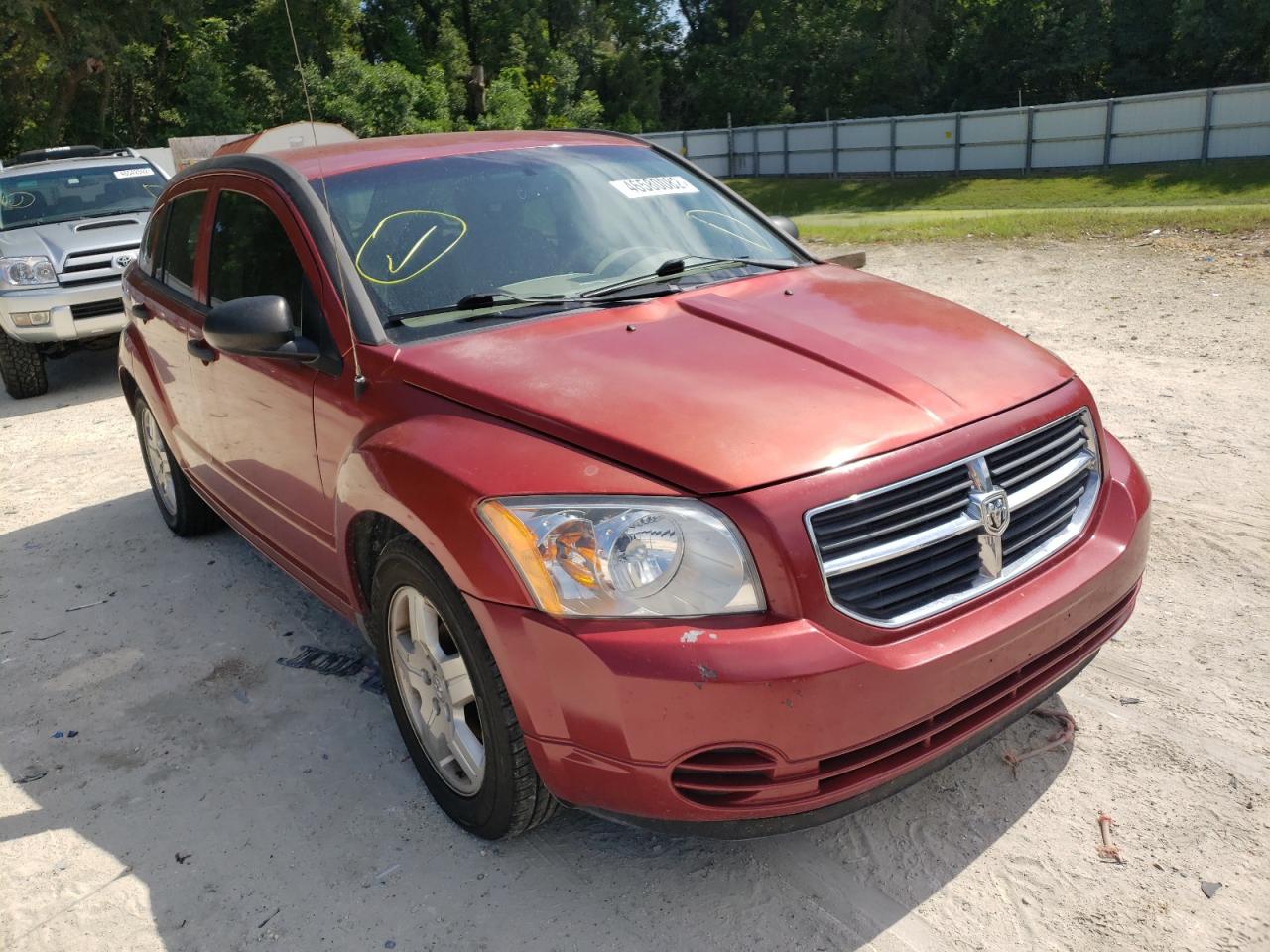 DODGE CALIBER SX 2008 with VIN 1B3HB48B78D717589 - Photo from auction