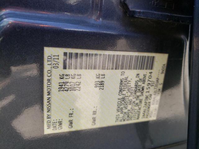 Photo 10 from auction – 2011 NISSAN ALTIMA BAS with VIN 1N4AL2AP3BC159704