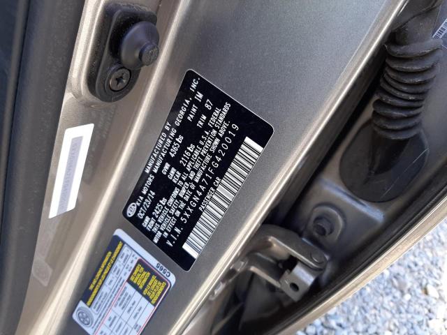 Photo 10 from auction – 2015 KIA OPTIMA EX with VIN 5XXGN4A71FG420019