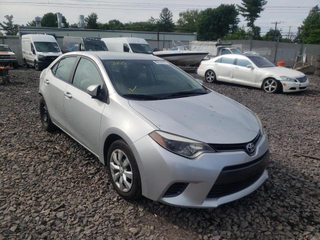 TOYOTA COROLLA L 2015 with VIN 2T1BURHE3FC313009 - Photo from auction