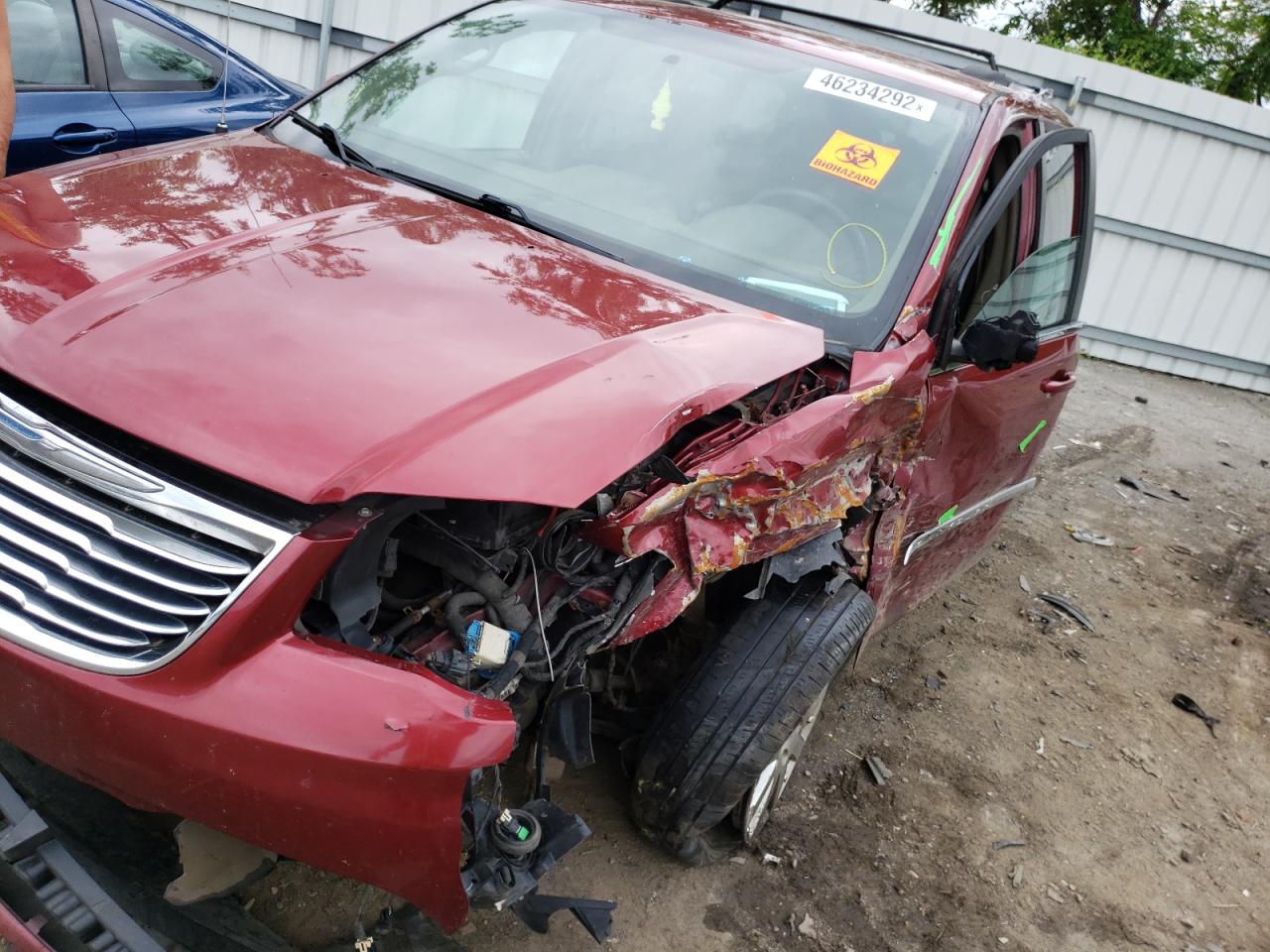 Photo 9 from auction – 2012 CHRYSLER TOWN & COU with VIN 2C4RC1BG6CR208294
