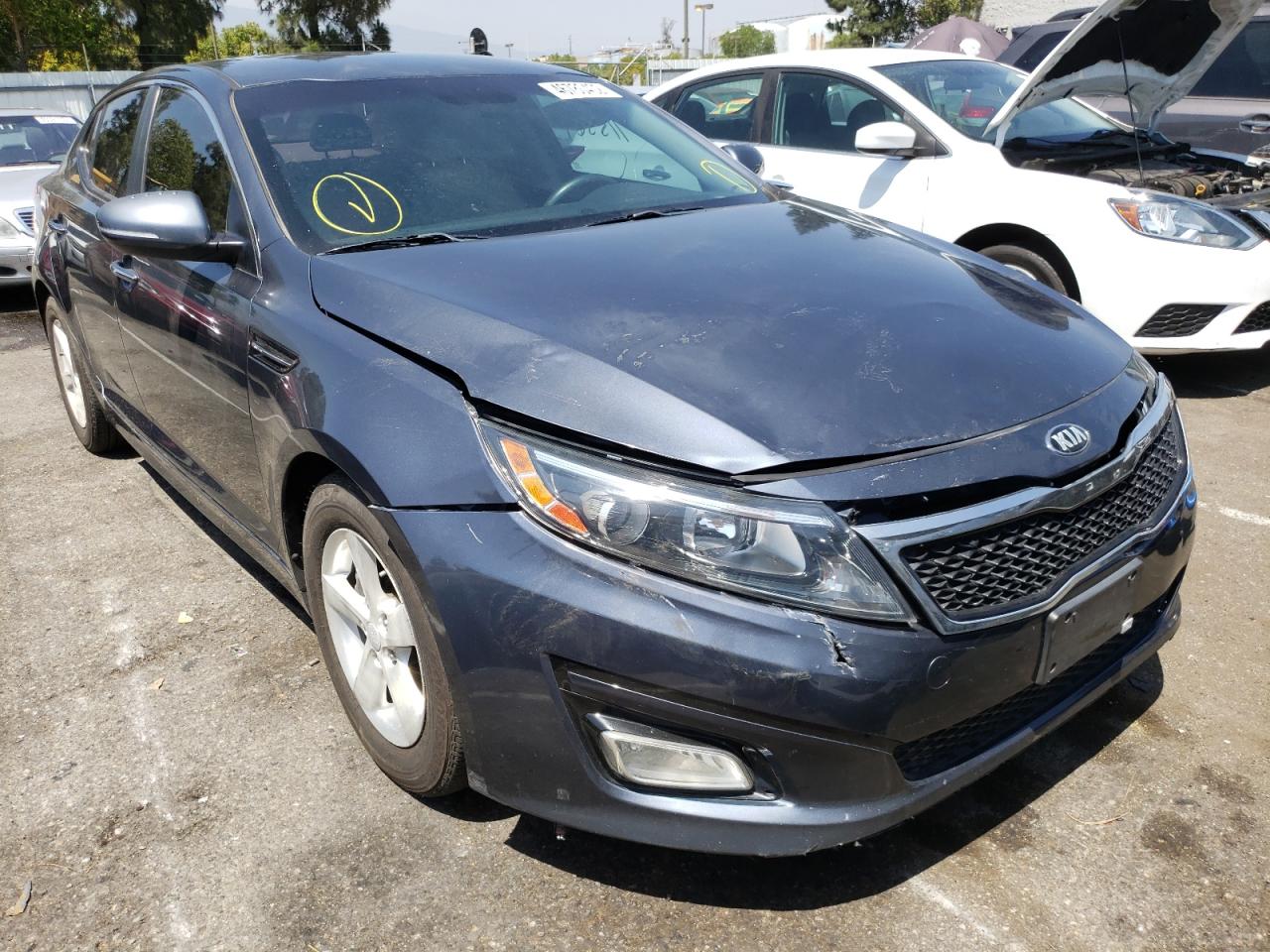 KIA OPTIMA LX 2015 with VIN KNAGM4A75F5602245 - Photo from auction