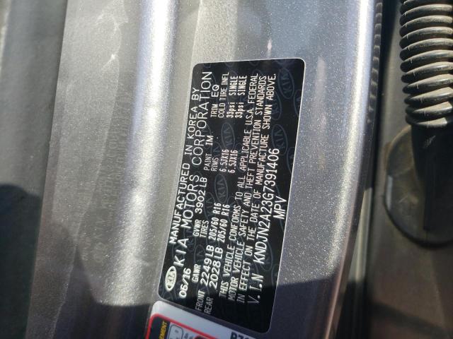 Photo 10 from auction – 2016 KIA SOUL with VIN KNDJN2A23G7391406