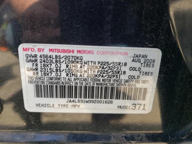 Photo 10 from auction – 2009 MITSUBISHI OUTLANDER with VIN JA4LS31W39Z001626