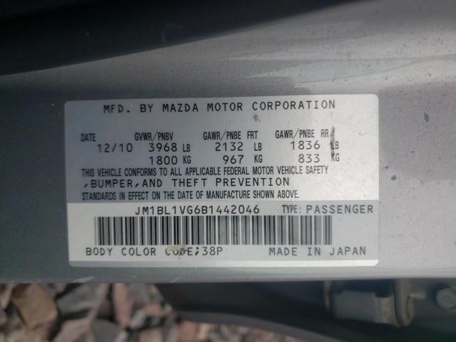 Photo 10 from auction – 2011 MAZDA 3 I with VIN JM1BL1VG6B1442046
