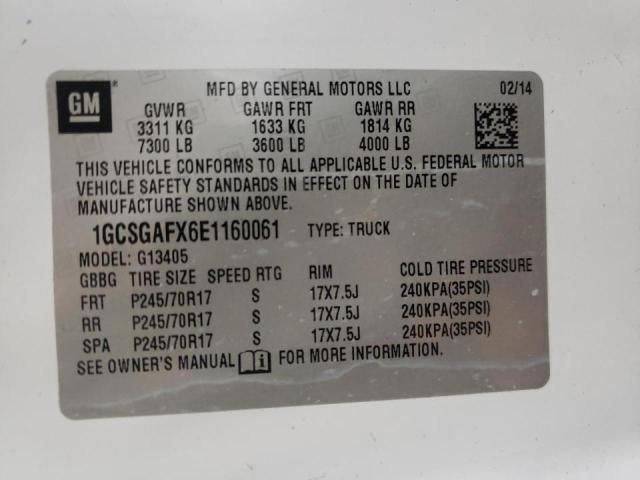Photo 10 from auction – 2014 CHEVROLET EXPRESS G1 with VIN 1GCSGAFX6E1160061
