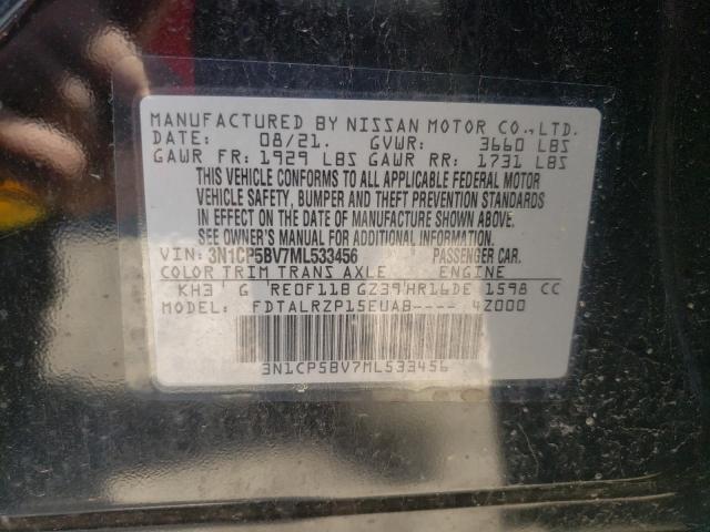 Photo 10 from auction – 2021 NISSAN KICKS S with VIN 3N1CP5BV7ML533456