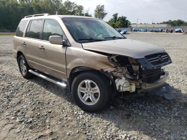 HONDA PILOT EX 2004 with VIN 2HKYF184X4H599478 - Photo from auction