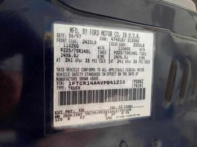 Photo 10 from auction – 1997 FORD RANGER SUP with VIN 1FTCR14A4VPB41230