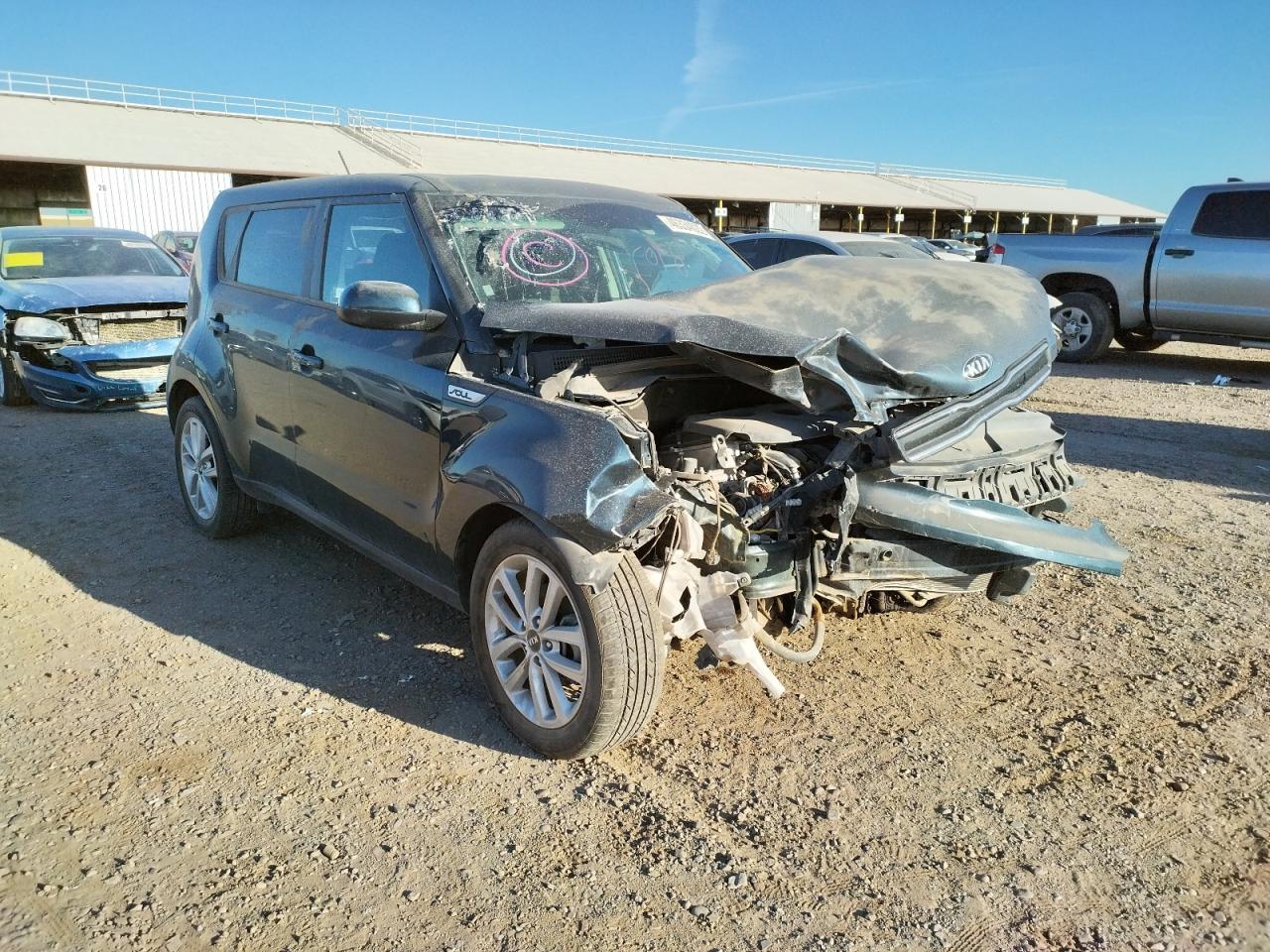 KIA SOUL + 2017 with VIN KNDJP3A57H7446791 - Photo from auction