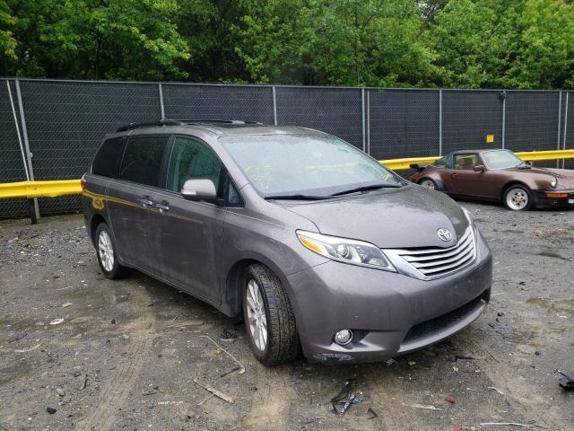 TOYOTA SIENNA XLE 2015 with VIN 5TDDK3DCXFS102400 - Photo from auction
