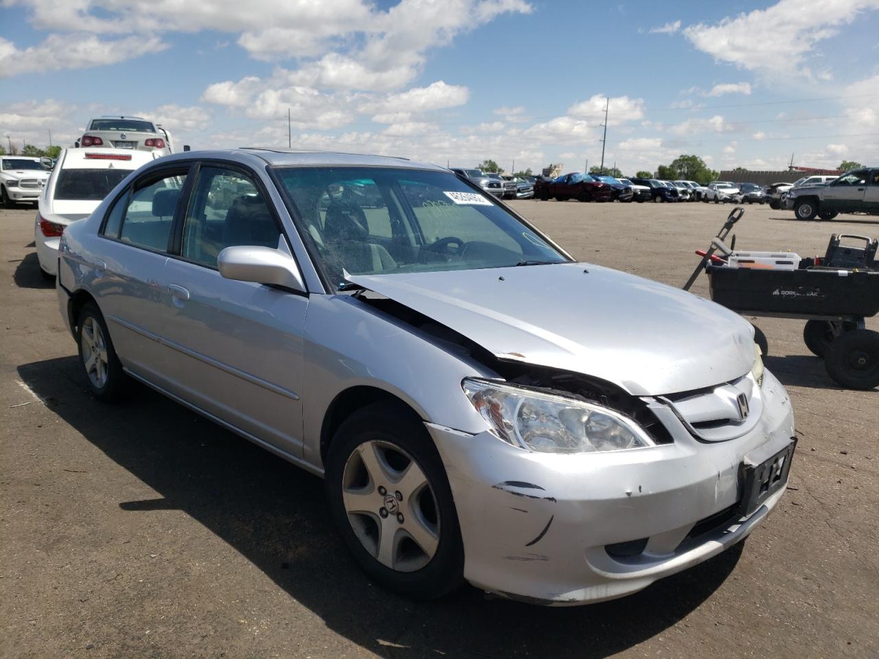 HONDA CIVIC EX 2004 with VIN 2HGES26834H638562 - Photo from auction