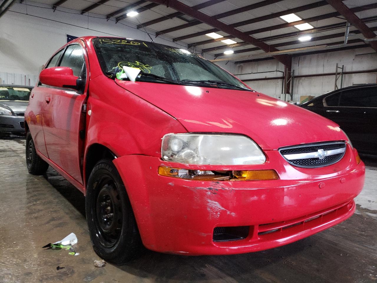Photo 9 from auction – 2008 CHEVROLET AVEO BASE with VIN KL1TD66618B152201