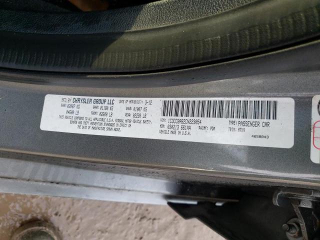Photo 10 from auction – 2012 CHRYSLER 200 LX with VIN 1C3CCBAB2CN223054