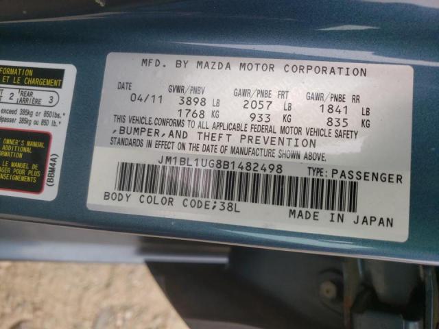 Photo 10 from auction – 2011 MAZDA 3 I with VIN JM1BL1UG8B1482498