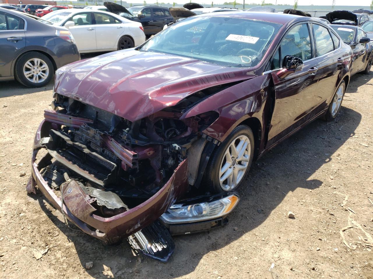 Photo 2 from auction – 2013 FORD FUSION SE with VIN 3FA6P0HR7DR135237