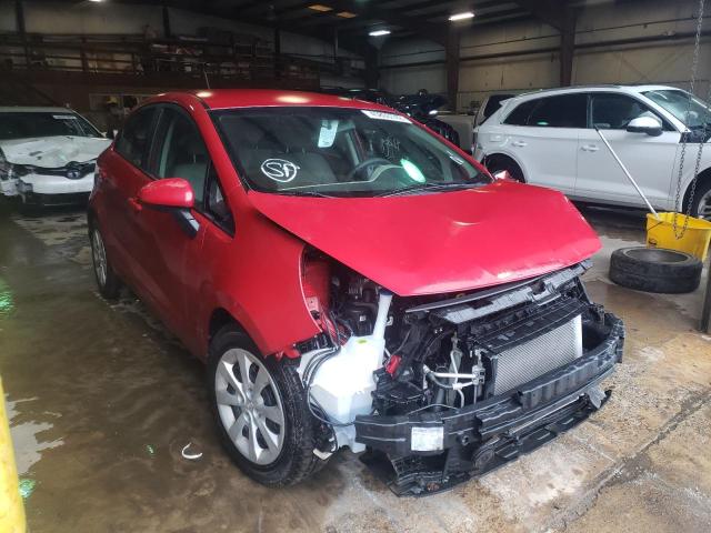 KIA RIO LX 2017 with VIN KNADM5A34H6011102 - Photo from auction