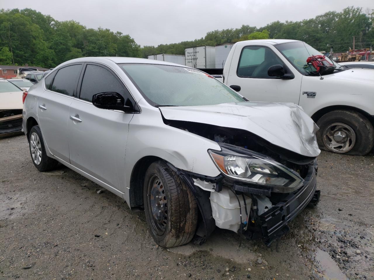 NISSAN SENTRA S 2017 with VIN 3N1AB7AP2HY372799 - Photo from auction