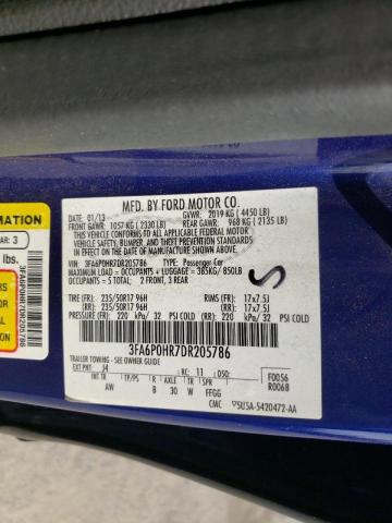 Photo 10 from auction – 2013 FORD FUSION SE with VIN 3FA6P0HR7DR205786