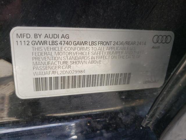 Фото 10 с аукциона – 2013 AUDI A4 PREMIUM с VIN WAUAFAFL2DN029984