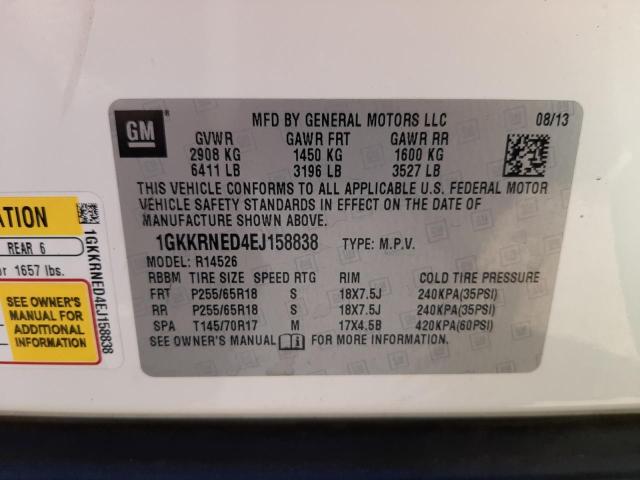 Photo 10 from auction – 2014 GMC ACADIA SLE with VIN 1GKKRNED4EJ158838