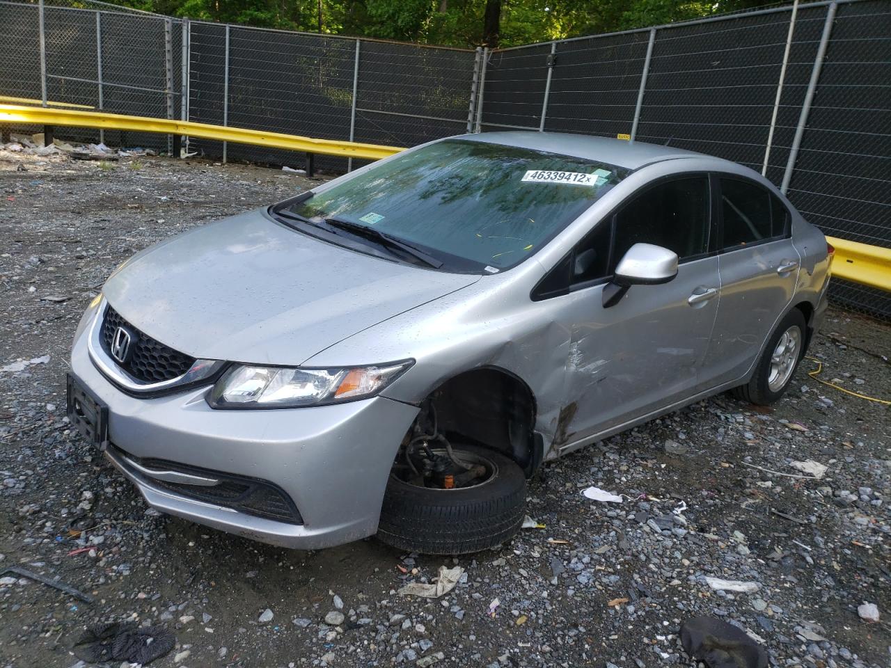 Photo 14 from auction – 2013 HONDA CIVIC LX with VIN 2HGFB2F50DH568724