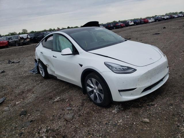 TESLA MODEL Y 2021 with VIN 5YJYGAEE0MF203339 - Photo from auction