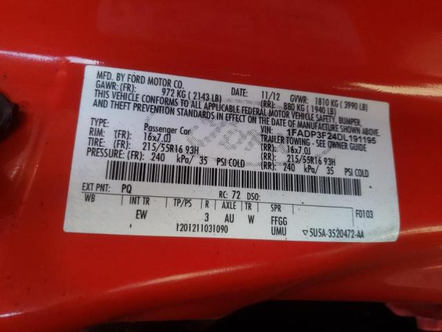 Photo 10 from auction – 2013 FORD FOCUS SE with VIN 1FADP3F24DL191195