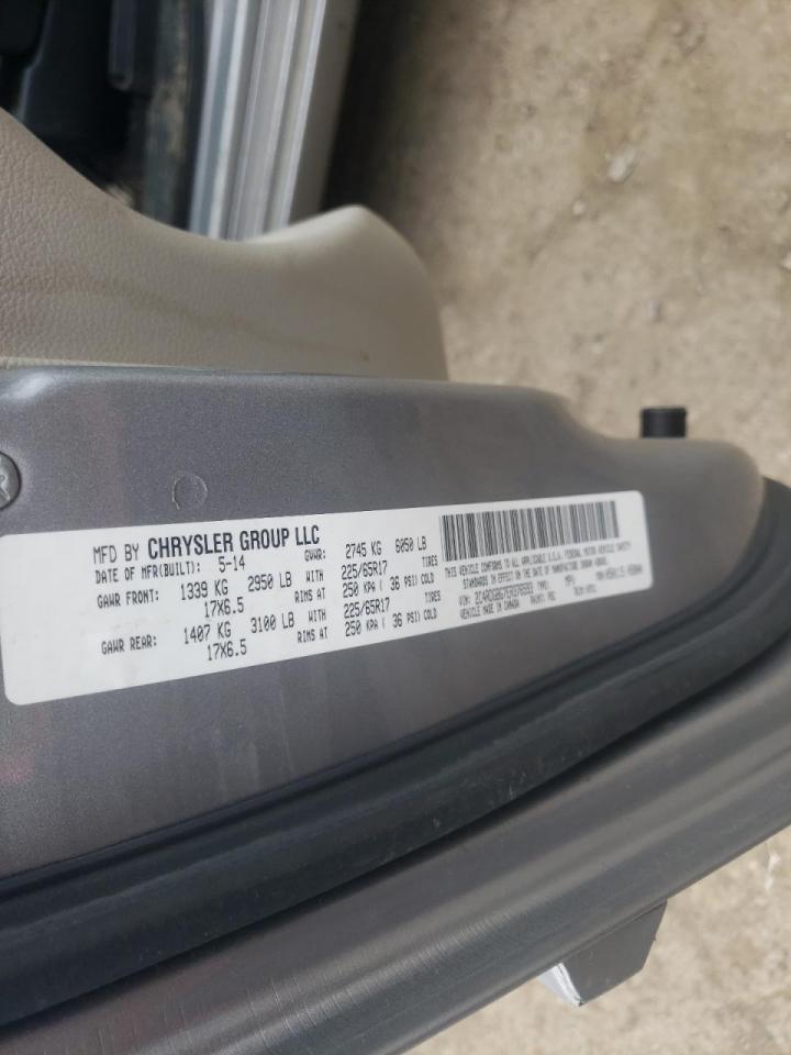 Photo 10 from auction – 2014 DODGE GRAND CARA with VIN 2C4RDGBG7ER376593
