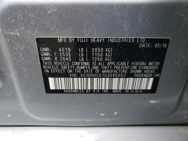 Photo 10 from auction – 2016 SUBARU LEGACY 2.5 with VIN 4S3BNAC61G3045053