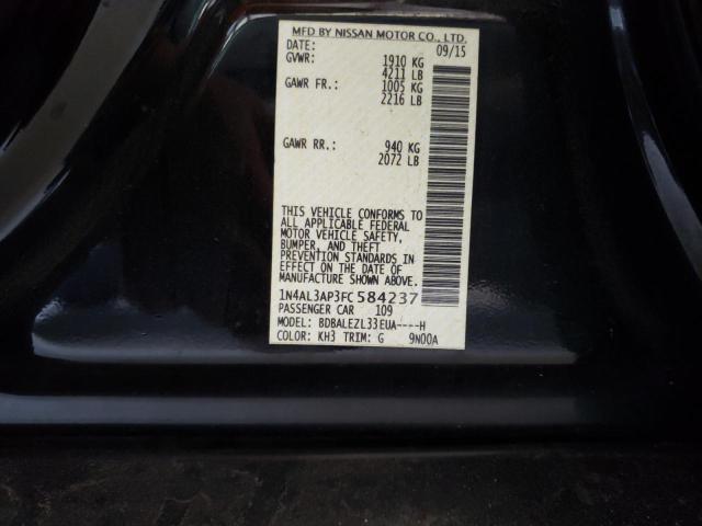 Photo 10 from auction – 2015 NISSAN ALTIMA 2.5 with VIN 1N4AL3AP3FC584237