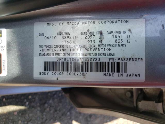 Photo 10 from auction – 2010 MAZDA 3 I with VIN JM1BL1SG6A1352723